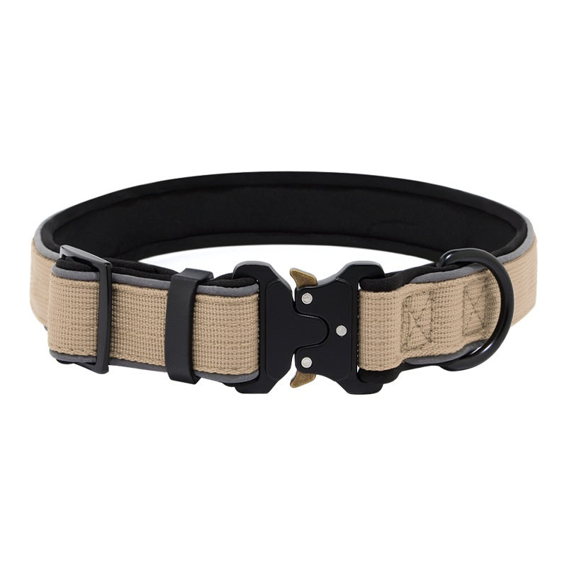 Choke-free Reflective Collar with Neoprene Padding & Customized ID Tag